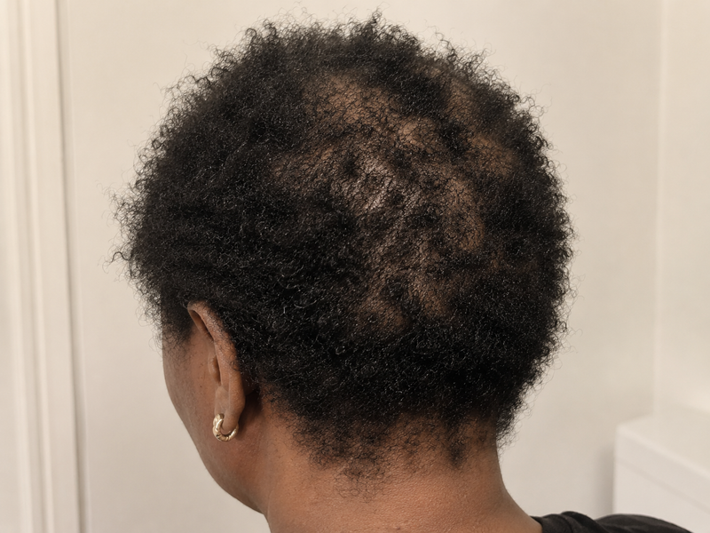 Avant Cheveux ternes & sans vie